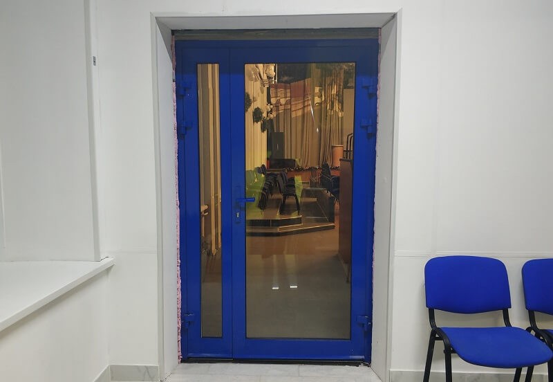 Алюминиевая дверь 900×2200 мм. GFTD37202 Алюминиевая дверь 900×2200 мм. GFTD37202